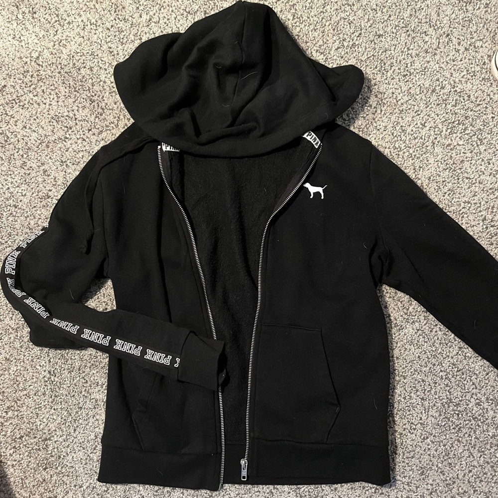 VS Pink zip up jacket